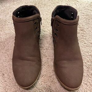 Soda Brown Ankle Boots